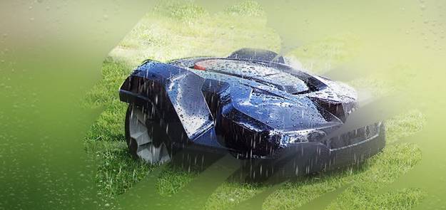 husqvarna automower - Tond sous la pluie