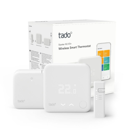 TADO Kit de démarrage Thermostat connecté et intelligent sans fil boite