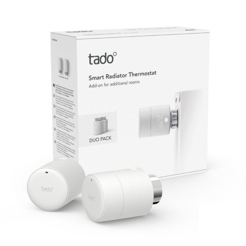 TADO Pack Duo Tête thermostatique connectée et intelligente boite