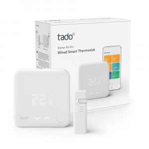 TADO Kit de démarrage Thermostat Connecté et Intelligent filaire V3+