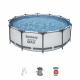 BESTWAY Steel Pro Max piscine hors sol rond white contenu boite