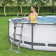 BESTWAY Steel Pro Max piscine hors sol rond white échelle
