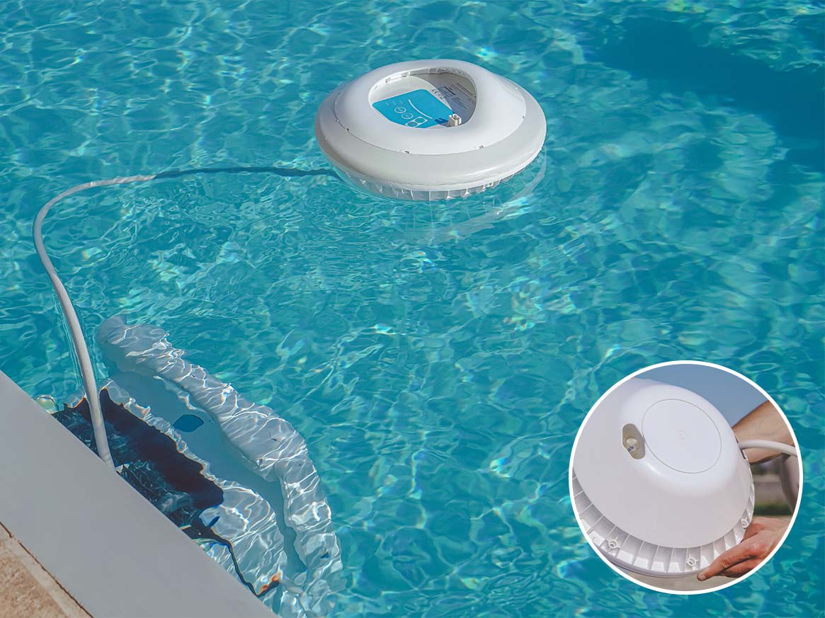 Robot piscine à batterie NOVARDEN NSR250b Agil e-Control + chariot