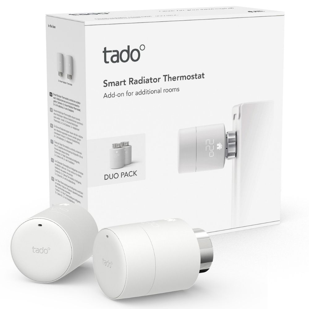 Tado - Kit de démarrage V3+ - Thermostat Intelligent + Bridge Internet + Tête  thermostatique Intelligente - Thermostat connecté - Rue du Commerce