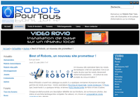 Best of Robots, un nouveau site prometteur !